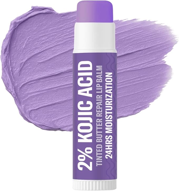 BAKE 2% KOJIC ACID TINTED BUTTER BRIGHTENING LIP BALM WITH 1% ALPHA ARBUTIN & GLYCOLIC ACID 24 HOURS MOISTURIZATION | FOR DARK, PIGMENTED, DRY, FLAKY LIPS | DE-TAN LIP BALM | FOR MEN & WOMEN - 5G - Image 5